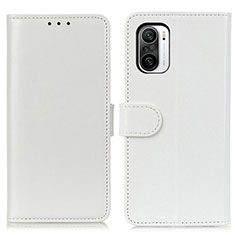 Funda de Cuero Cartera con Soporte Carcasa M07L para Xiaomi Mi 11X 5G Blanco