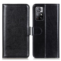 Funda de Cuero Cartera con Soporte Carcasa M07L para Xiaomi Poco M4 Pro 5G Negro