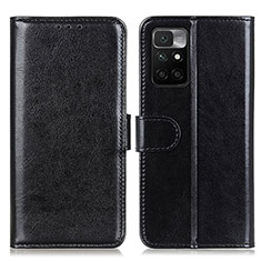 Funda de Cuero Cartera con Soporte Carcasa M07L para Xiaomi Redmi Note 11 4G (2021) Negro