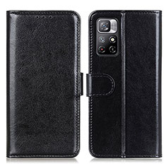 Funda de Cuero Cartera con Soporte Carcasa M07L para Xiaomi Redmi Note 11 5G Negro