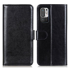 Funda de Cuero Cartera con Soporte Carcasa M07L para Xiaomi Redmi Note 11 SE 5G Negro