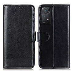 Funda de Cuero Cartera con Soporte Carcasa M07L para Xiaomi Redmi Note 12 Pro 4G Negro