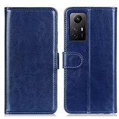 Funda de Cuero Cartera con Soporte Carcasa M07L para Xiaomi Redmi Note 12S Azul