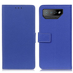 Funda de Cuero Cartera con Soporte Carcasa M08L para Asus ROG Phone 7 Pro Azul