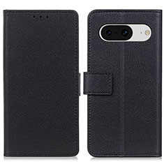 Funda de Cuero Cartera con Soporte Carcasa M08L para Google Pixel 8 5G Negro