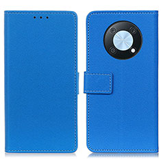 Funda de Cuero Cartera con Soporte Carcasa M08L para Huawei Enjoy 50 Pro Azul