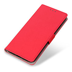 Funda de Cuero Cartera con Soporte Carcasa M08L para Huawei Honor 10X Lite Rojo