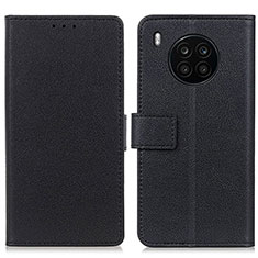 Funda de Cuero Cartera con Soporte Carcasa M08L para Huawei Honor 50 Lite Negro