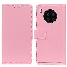 Funda de Cuero Cartera con Soporte Carcasa M08L para Huawei Honor 50 Lite Rosa