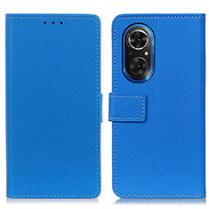 Funda de Cuero Cartera con Soporte Carcasa M08L para Huawei Honor 50 SE 5G Azul