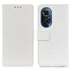 Funda de Cuero Cartera con Soporte Carcasa M08L para Huawei Honor 50 SE 5G Blanco