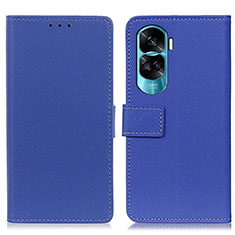 Funda de Cuero Cartera con Soporte Carcasa M08L para Huawei Honor 90 Lite 5G Azul