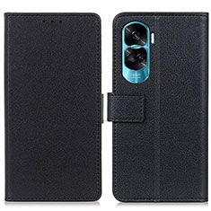 Funda de Cuero Cartera con Soporte Carcasa M08L para Huawei Honor 90 Lite 5G Negro