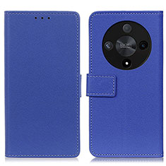 Funda de Cuero Cartera con Soporte Carcasa M08L para Huawei Honor Magic6 Lite 5G Azul