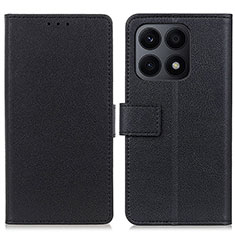 Funda de Cuero Cartera con Soporte Carcasa M08L para Huawei Honor X8a 4G Negro