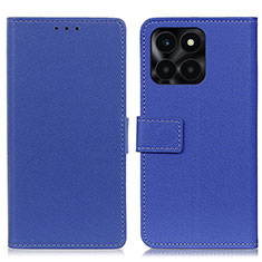 Funda de Cuero Cartera con Soporte Carcasa M08L para Huawei Honor X8b Azul