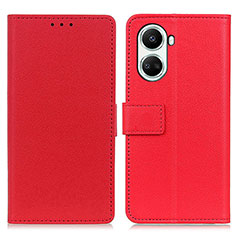 Funda de Cuero Cartera con Soporte Carcasa M08L para Huawei Nova 10 SE Rojo