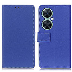 Funda de Cuero Cartera con Soporte Carcasa M08L para Huawei Nova 11i Azul