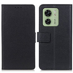 Funda de Cuero Cartera con Soporte Carcasa M08L para Motorola Moto Edge 40 5G Negro