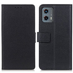 Funda de Cuero Cartera con Soporte Carcasa M08L para Motorola Moto G 5G (2023) Negro