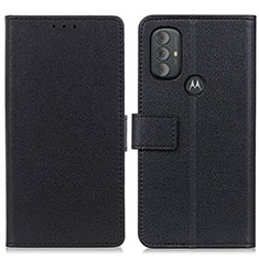 Funda de Cuero Cartera con Soporte Carcasa M08L para Motorola Moto G Play (2023) Negro