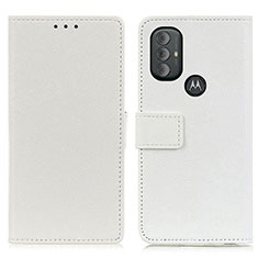 Funda de Cuero Cartera con Soporte Carcasa M08L para Motorola Moto G Play Gen 2 Blanco