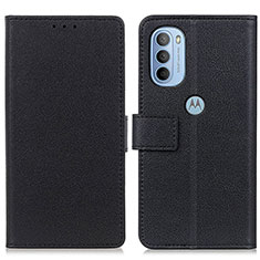 Funda de Cuero Cartera con Soporte Carcasa M08L para Motorola Moto G31 Negro