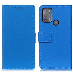 Funda de Cuero Cartera con Soporte Carcasa M08L para Motorola Moto G50 Azul