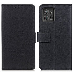 Funda de Cuero Cartera con Soporte Carcasa M08L para Motorola ThinkPhone 5G Negro