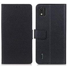 Funda de Cuero Cartera con Soporte Carcasa M08L para Nokia C2 2nd Edition Negro