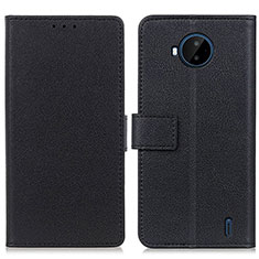 Funda de Cuero Cartera con Soporte Carcasa M08L para Nokia C20 Plus Negro