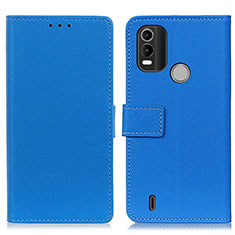 Funda de Cuero Cartera con Soporte Carcasa M08L para Nokia C21 Plus Azul