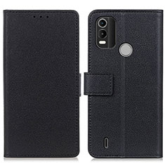 Funda de Cuero Cartera con Soporte Carcasa M08L para Nokia C21 Plus Negro