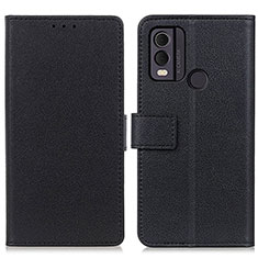 Funda de Cuero Cartera con Soporte Carcasa M08L para Nokia C22 Negro