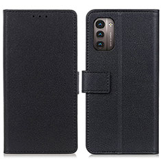 Funda de Cuero Cartera con Soporte Carcasa M08L para Nokia G11 Negro