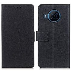 Funda de Cuero Cartera con Soporte Carcasa M08L para Nokia X100 5G Negro