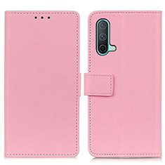 Funda de Cuero Cartera con Soporte Carcasa M08L para OnePlus Nord CE 5G Rosa