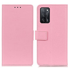 Funda de Cuero Cartera con Soporte Carcasa M08L para Oppo A56 5G Rosa