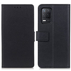 Funda de Cuero Cartera con Soporte Carcasa M08L para Realme 8 5G Negro