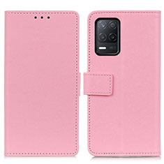 Funda de Cuero Cartera con Soporte Carcasa M08L para Realme 9 5G India Rosa