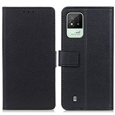 Funda de Cuero Cartera con Soporte Carcasa M08L para Realme C11 (2021) Negro