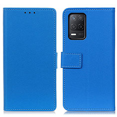 Funda de Cuero Cartera con Soporte Carcasa M08L para Realme Narzo 30 5G Azul