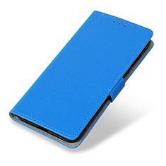 Funda de Cuero Cartera con Soporte Carcasa M08L para Samsung Galaxy A02 Azul