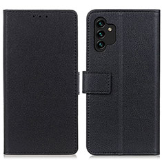 Funda de Cuero Cartera con Soporte Carcasa M08L para Samsung Galaxy A04s Negro