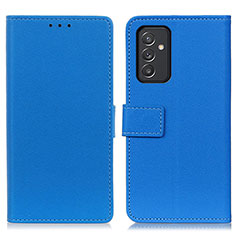 Funda de Cuero Cartera con Soporte Carcasa M08L para Samsung Galaxy A24 4G Azul