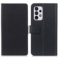 Funda de Cuero Cartera con Soporte Carcasa M08L para Samsung Galaxy A33 5G Negro