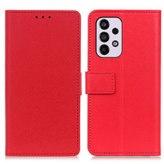 Funda de Cuero Cartera con Soporte Carcasa M08L para Samsung Galaxy A33 5G Rojo