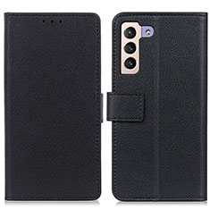 Funda de Cuero Cartera con Soporte Carcasa M08L para Samsung Galaxy S21 5G Negro