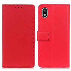 Funda de Cuero Cartera con Soporte Carcasa M08L para Sony Xperia Ace III Rojo