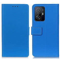 Funda de Cuero Cartera con Soporte Carcasa M08L para Xiaomi Mi 11T 5G Azul